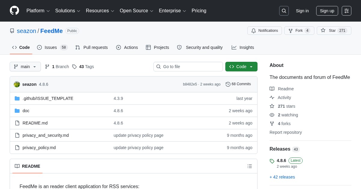 FeedMe: Android Reader for Self-Hosted RSS Services