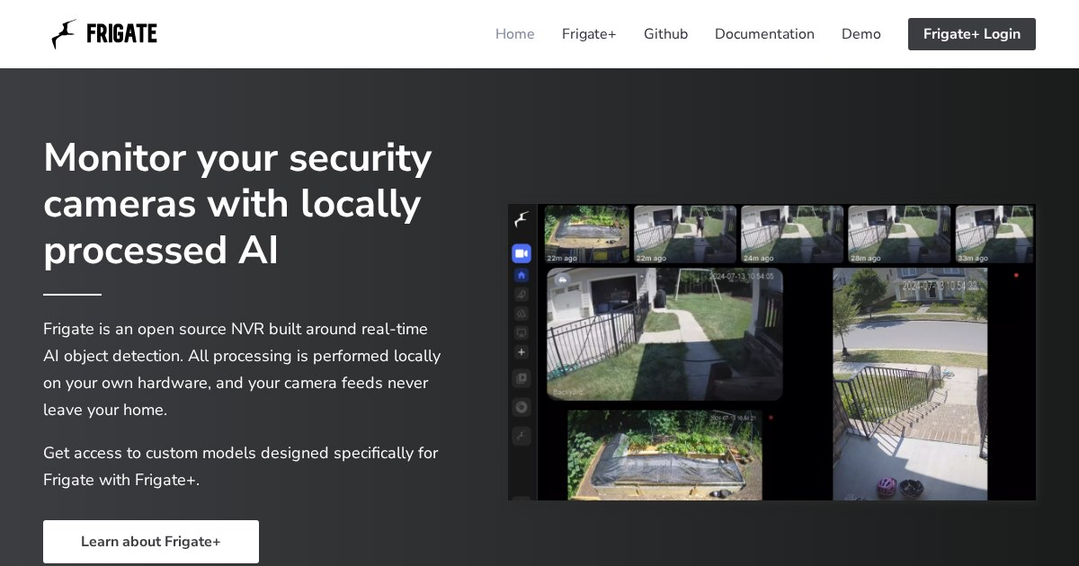 Frigate: Local Object Detection NVR