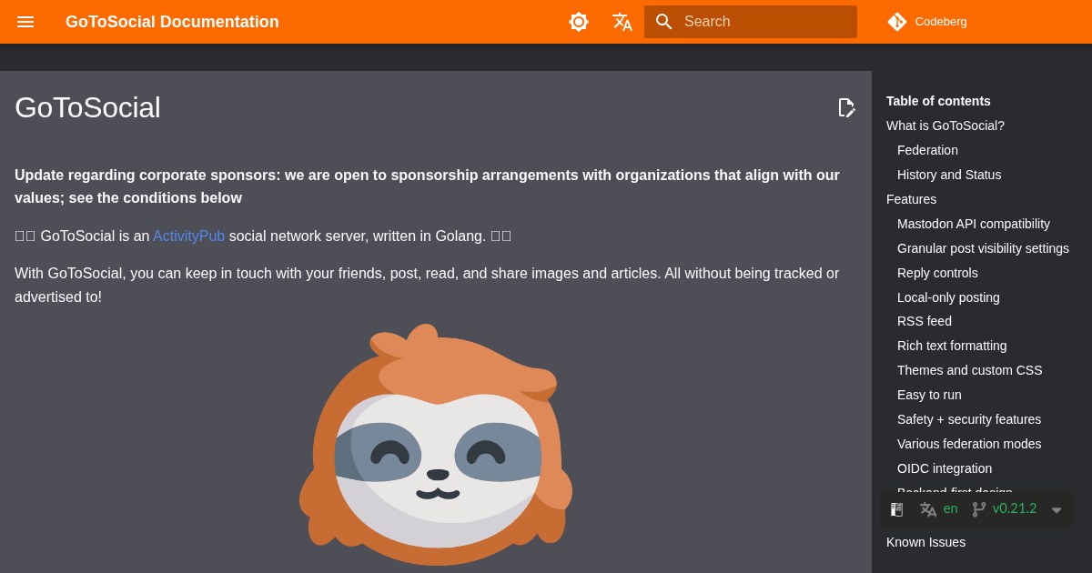 GoToSocial: Fast, fun, small ActivityPub server