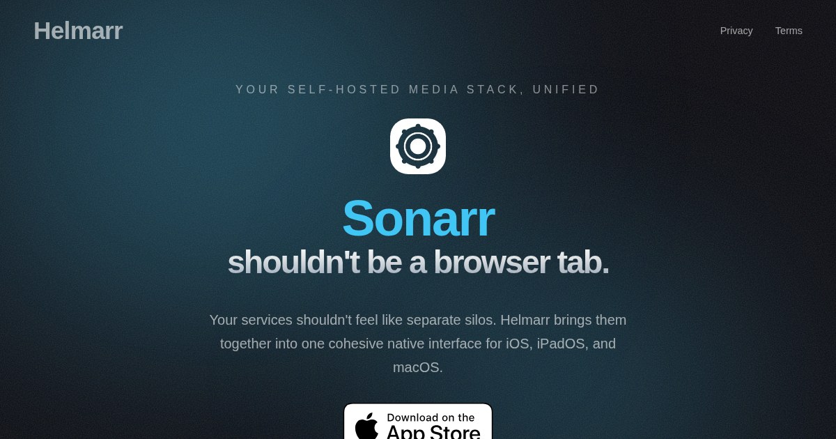 Helmarr: iOS Companion for Sonarr and Radarr