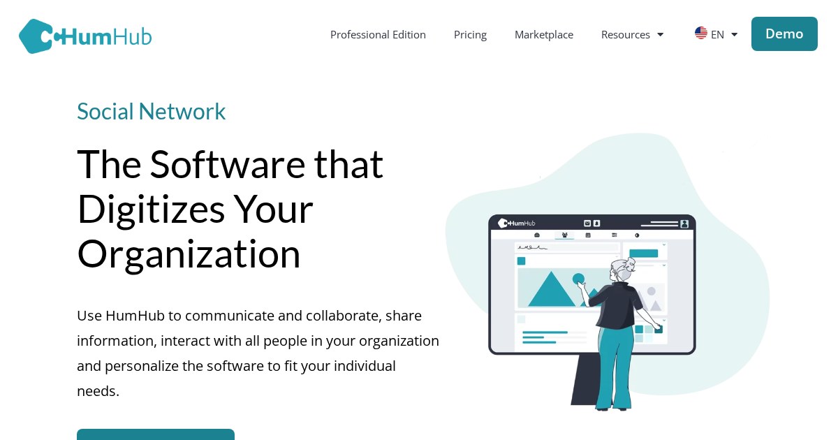 HumHub: Open-source enterprise social network, knowledge