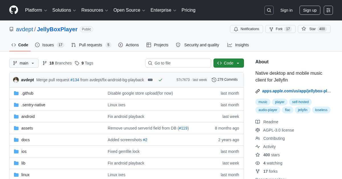 Jellybox: Native Client for Jellyfin
