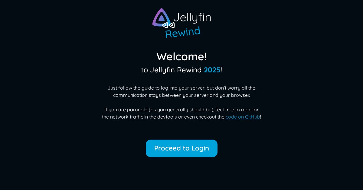 Jellyfin Rewind: Year-in-review app for Jellyfin music listeners