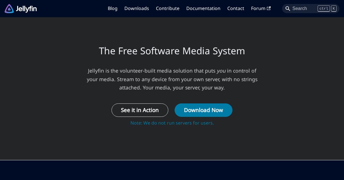 Jellyfin: The Free Software Media Server