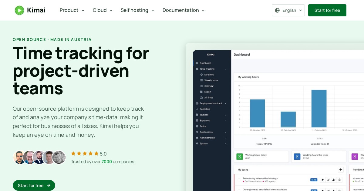 Kimai: Time Tracking for Freelancers and Teams
