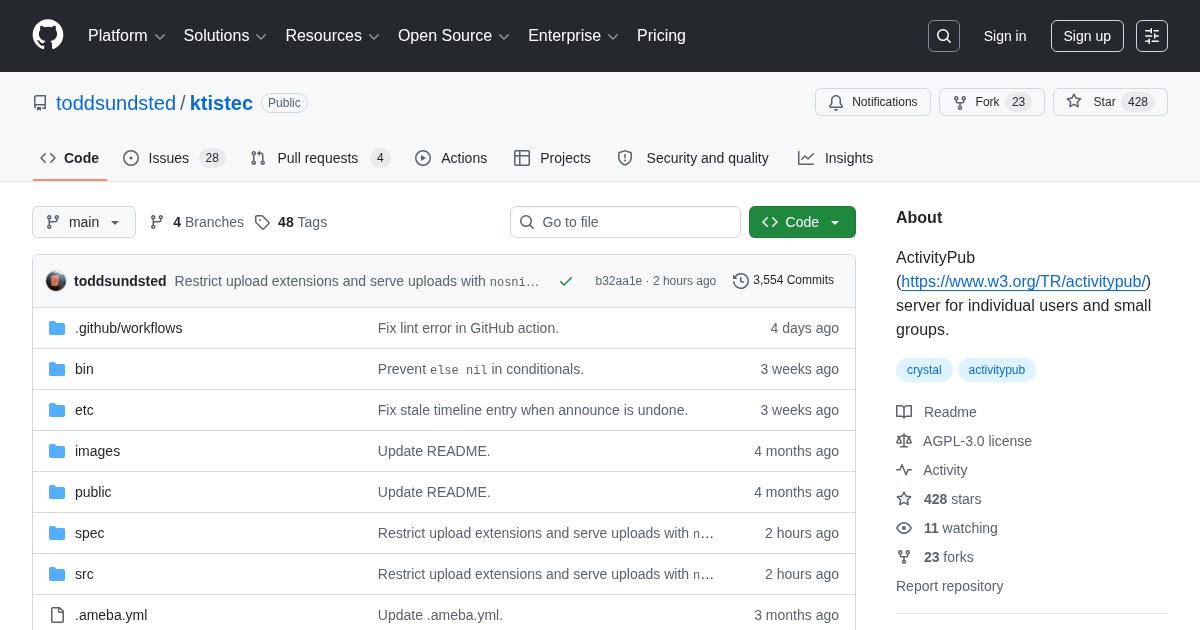 Ktistec: Single-User ActivityPub Server