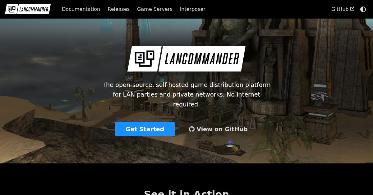 LANCommander: Open-source digital video game distribution