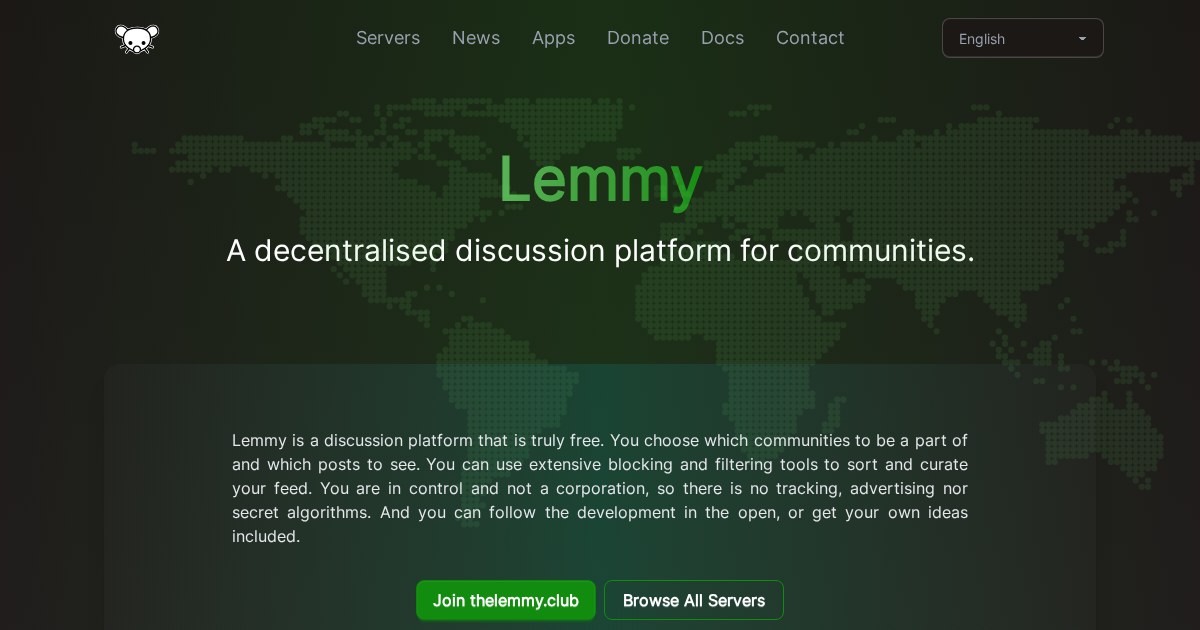Lemmy: Link aggregator and forum for the Fediverse
