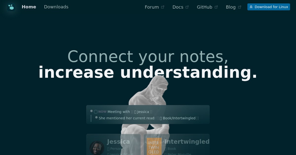 Logseq: Privacy-first, open-source platform for knowledge management and collaboration