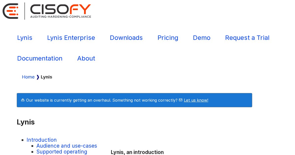 Lynis: Auditing a Linux System's Hardening