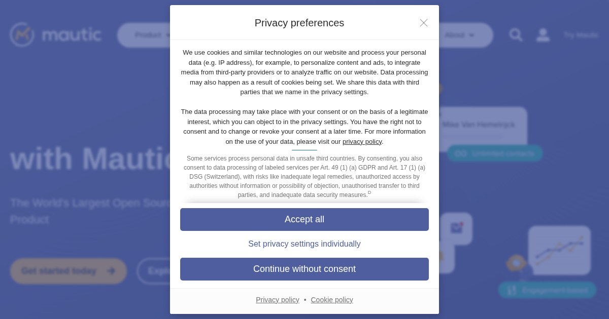 Mautic: Open-source marketing automation software