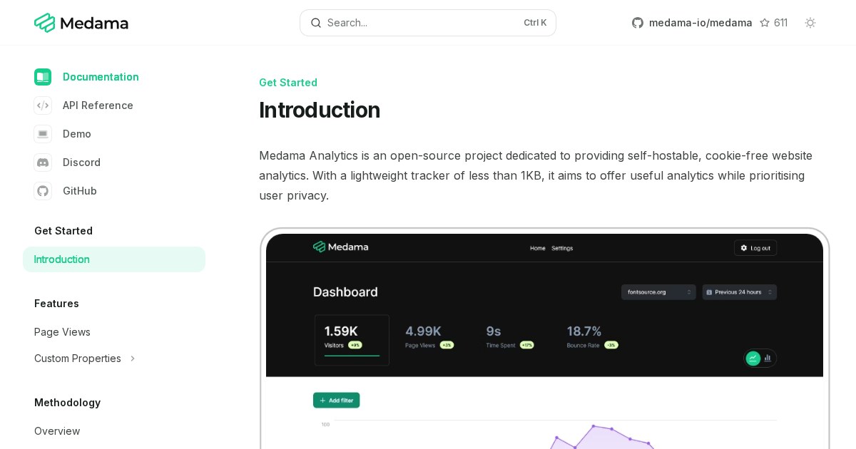 Medama: Lightweight and privacy-focused web analytics
