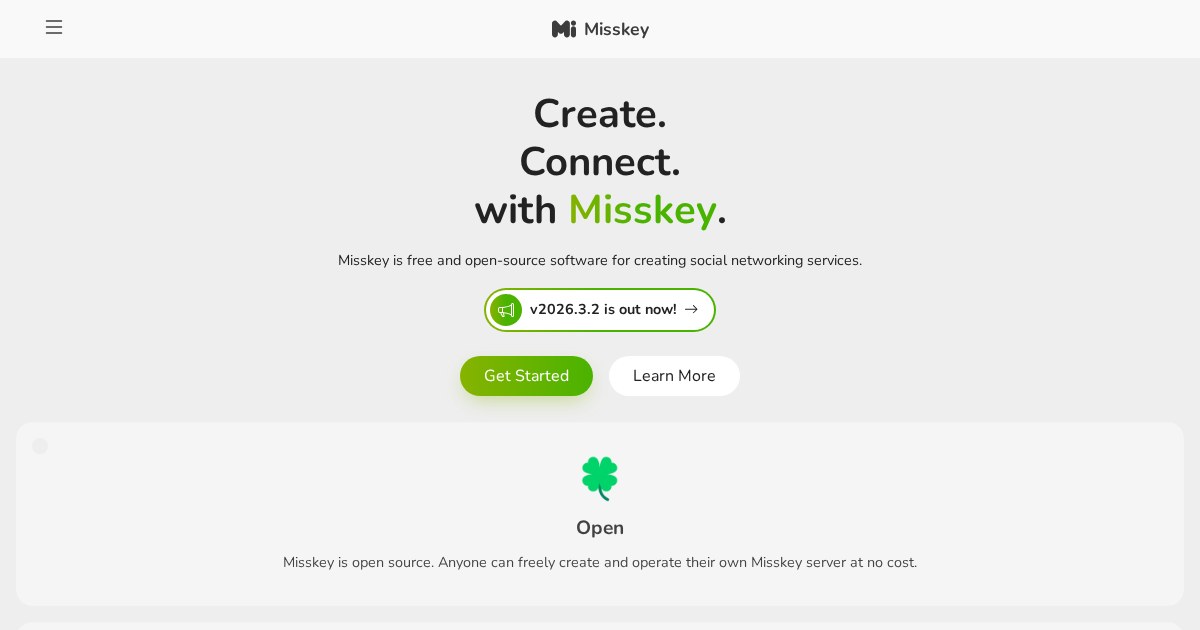 Misskey: Open-source, federated social media platform that's free forever