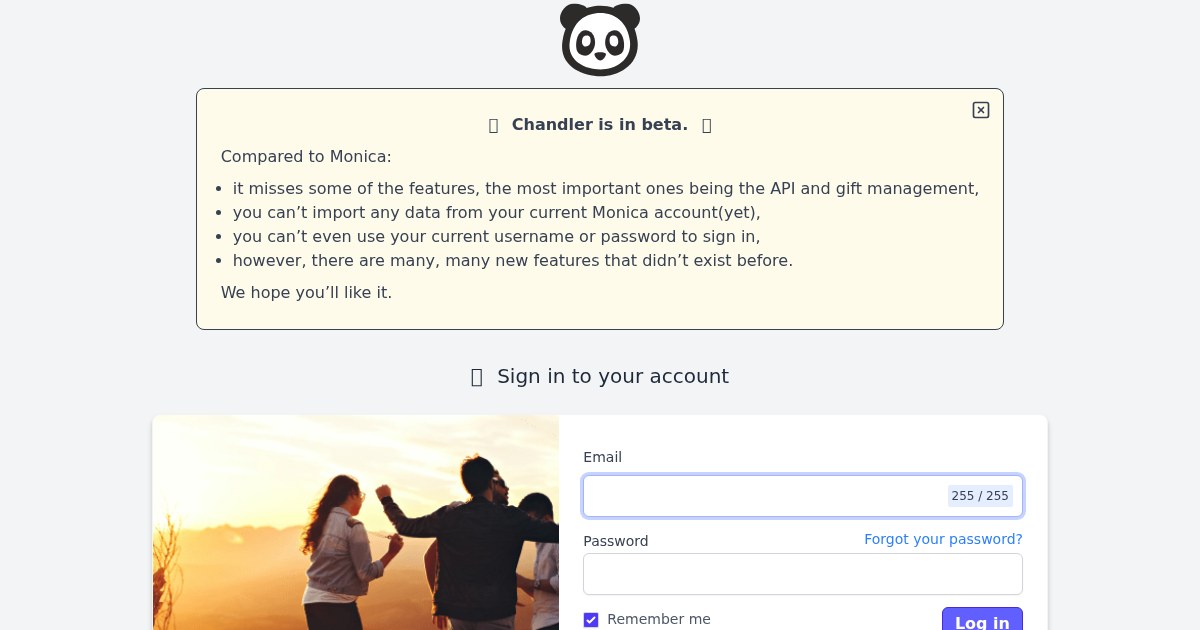 Monica: Open-source personal relationship management system