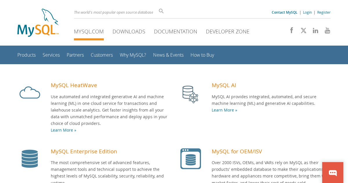 MySQL: World's most popular open-source database
