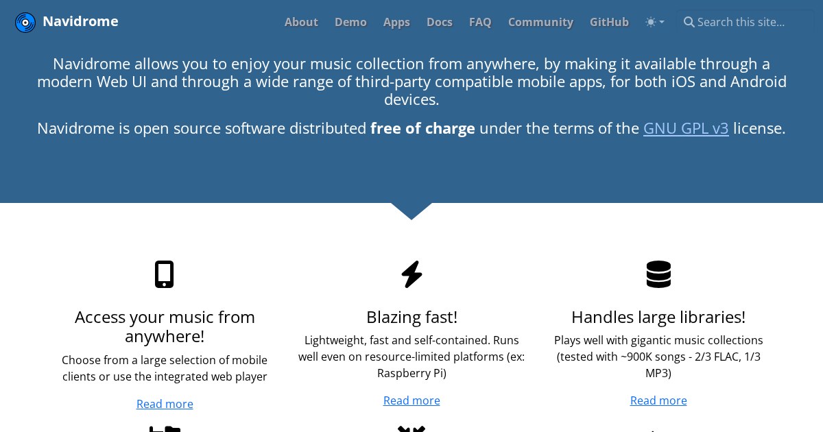 Navidrome: Lightweight Music Streaming Server