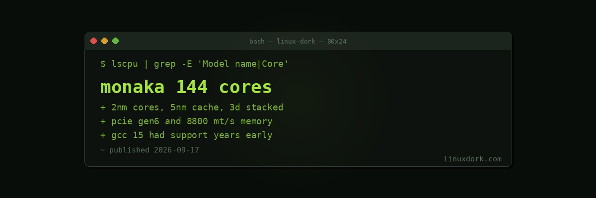 Fujitsu's 144-Core MONAKA Arrives in November, Built for AI Inference Without a GPU