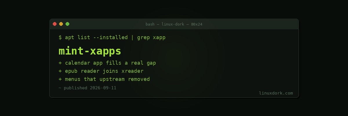 Linux Mint Is Getting New Calendar and Book Reader Apps