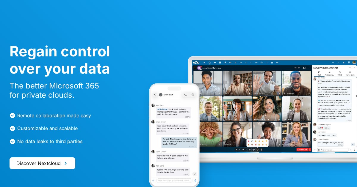 Nextcloud: Self-Hosted File Sync and Collaboration