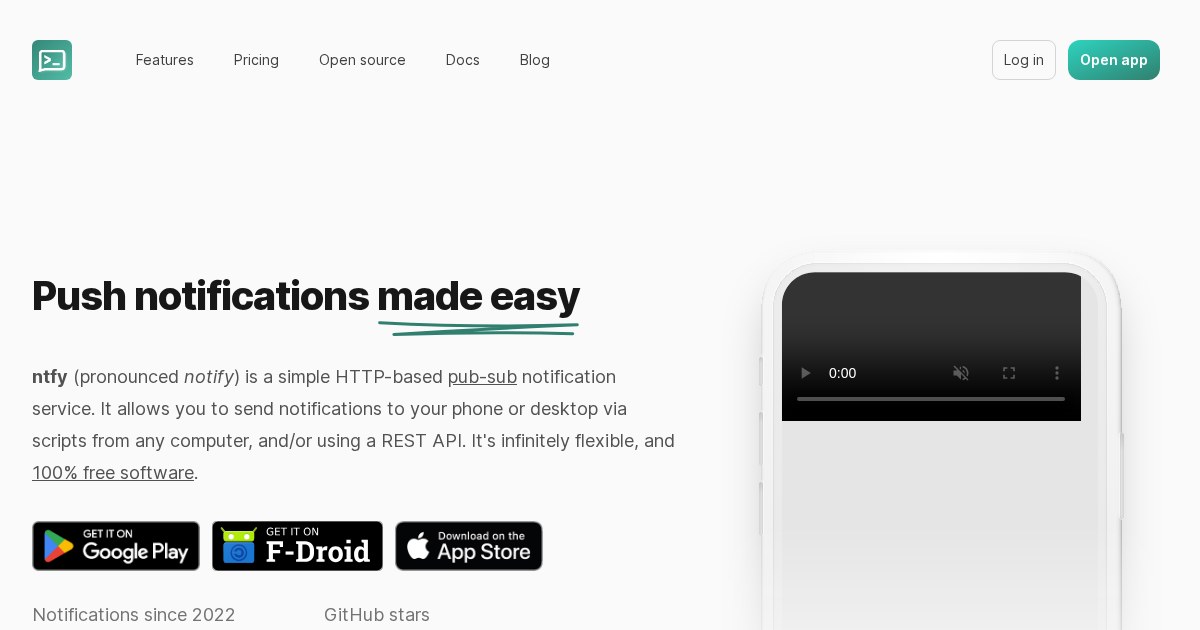 ntfy: Simple HTTP-based pub-sub notification service
