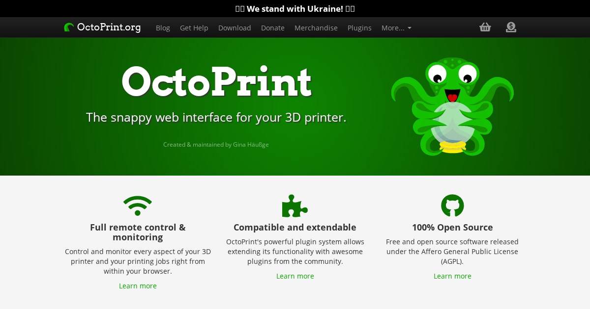 OctoPrint: Snappy web interface for your 3D printer