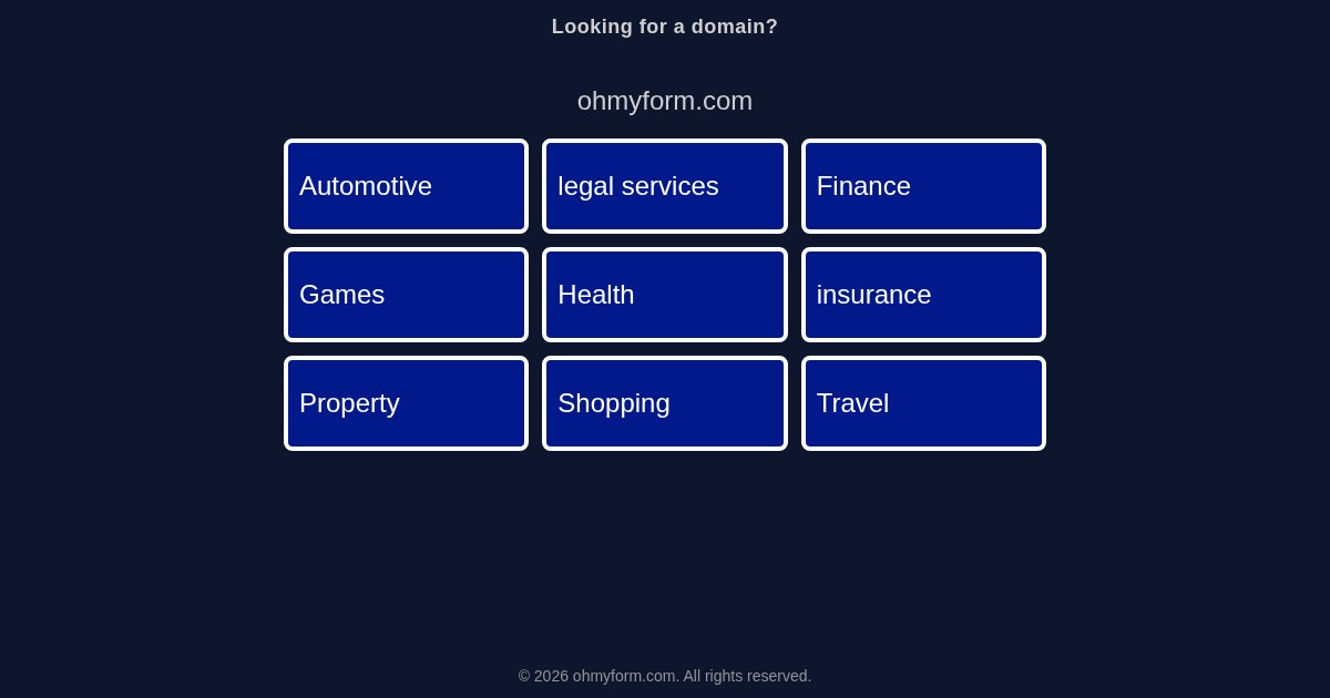 OhMyForm: Free, open-source forms survey