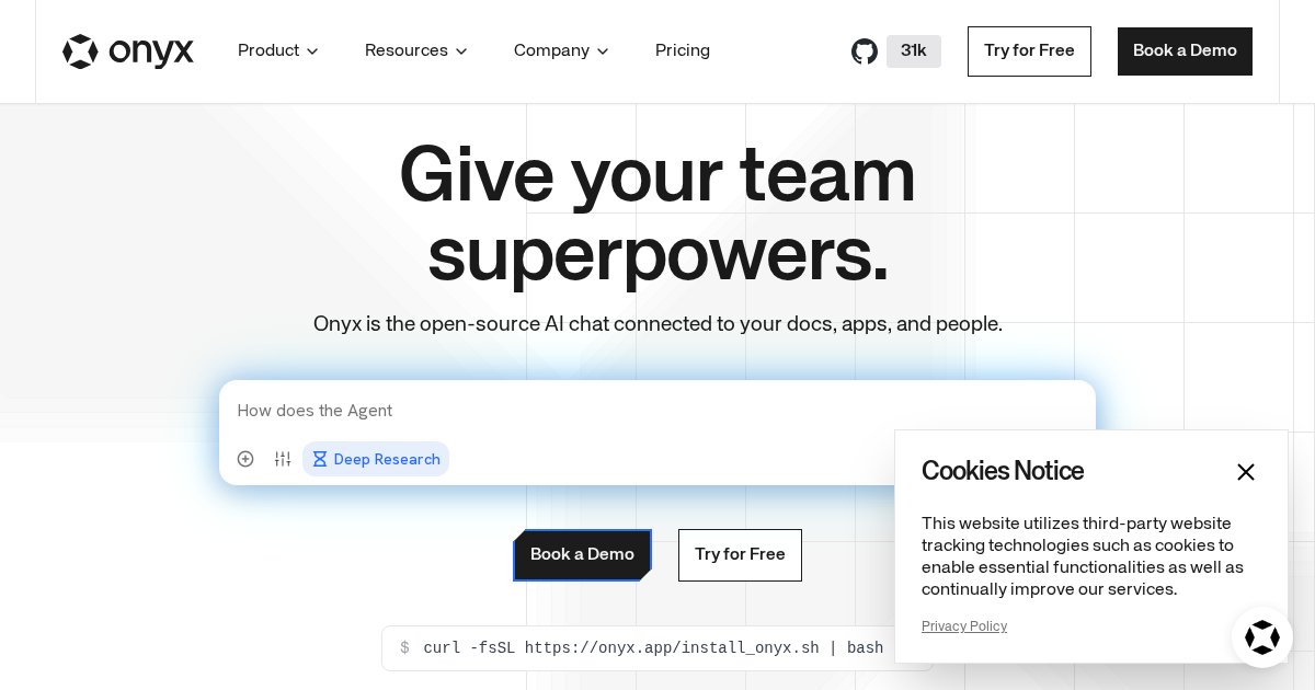 Onyx: Search and Chat Across Your Team's Tools
