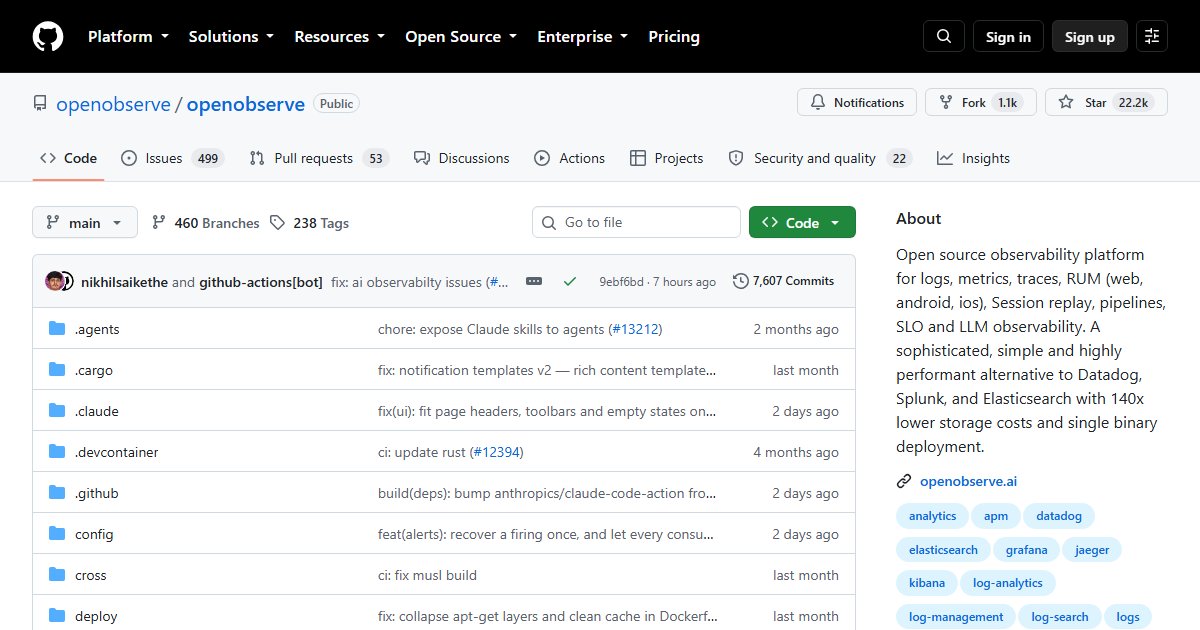 OpenObserve: Logs, Metrics, and Traces in a Single Binary With Cheap Storage