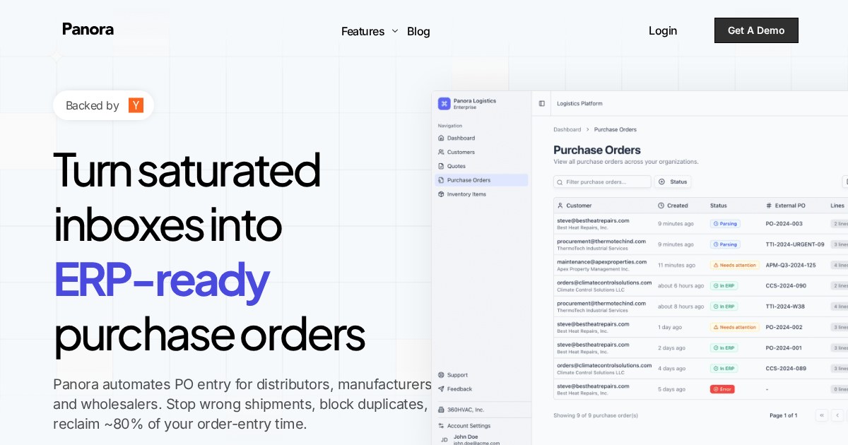 Panora: API endpoints for a catalogue of integrations for SaaS software