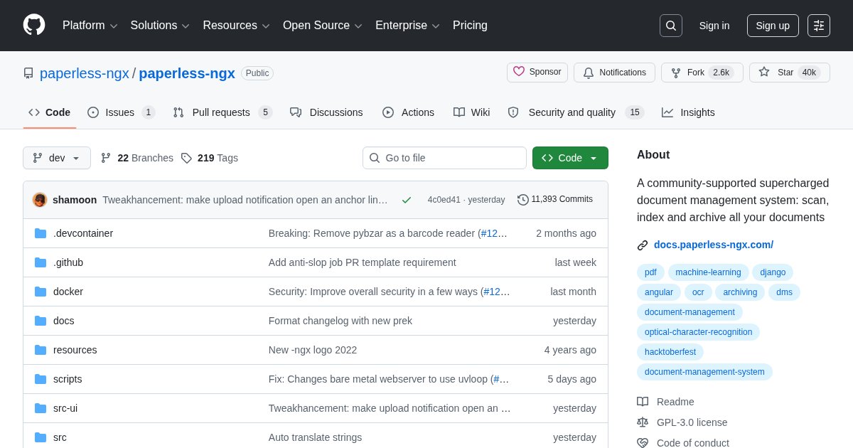 Paperless-ngx: Document Management and OCR Archive