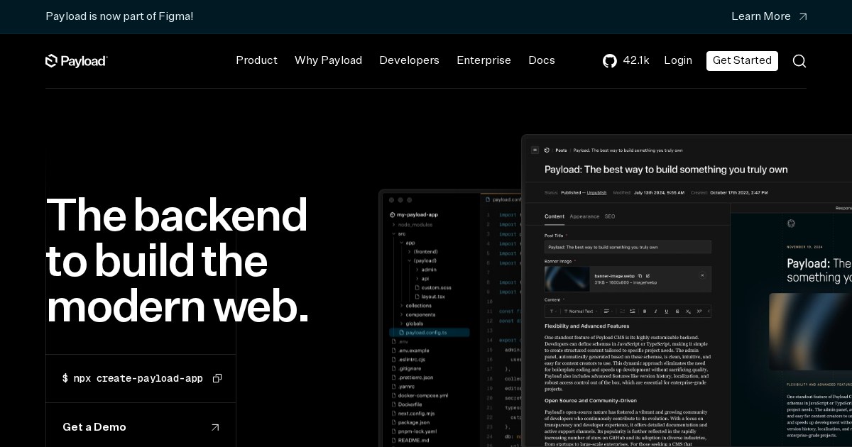 Payload: Headless CMS and application framework