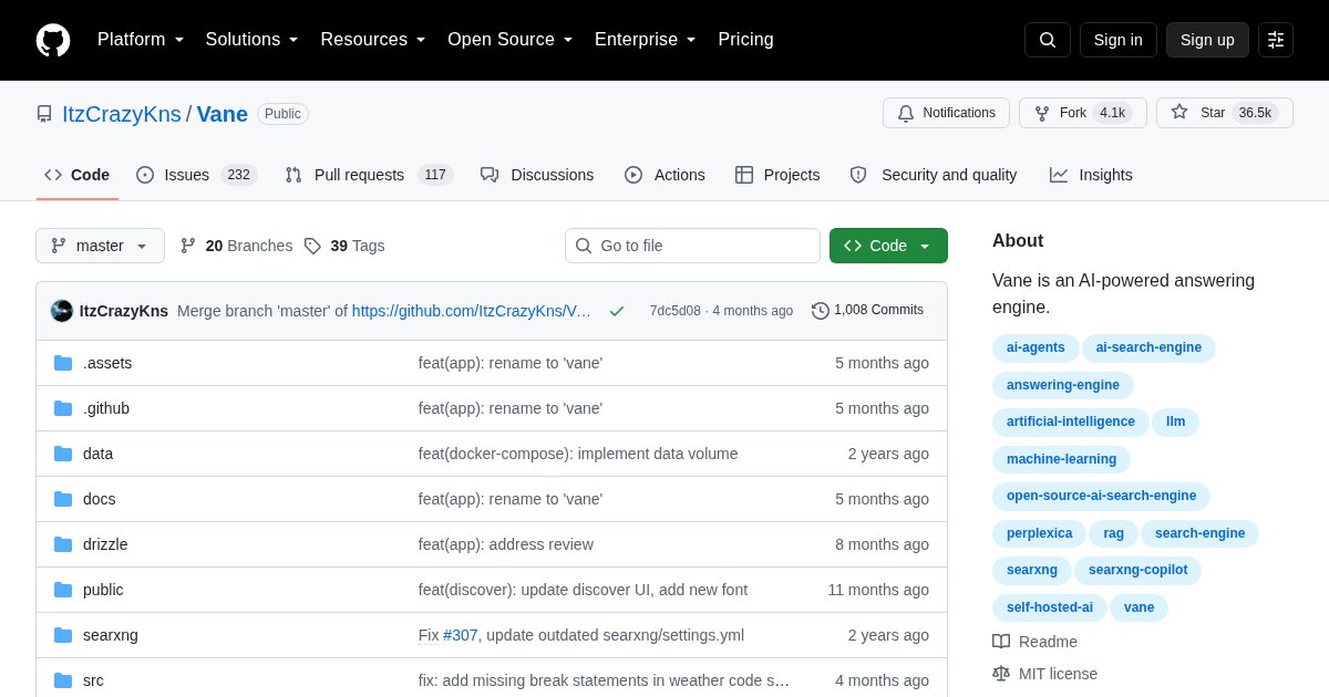 Perplexica: A Self-Hosted AI Search Engine