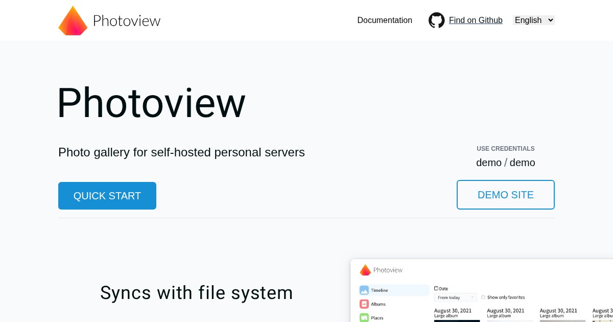 Photoview: Photo gallery for self-hosted personal servers