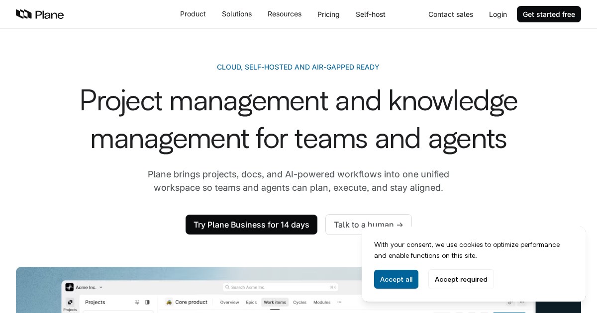 Plane: Open source project management for tracking issues, managing tasks, and  product roadmaps
