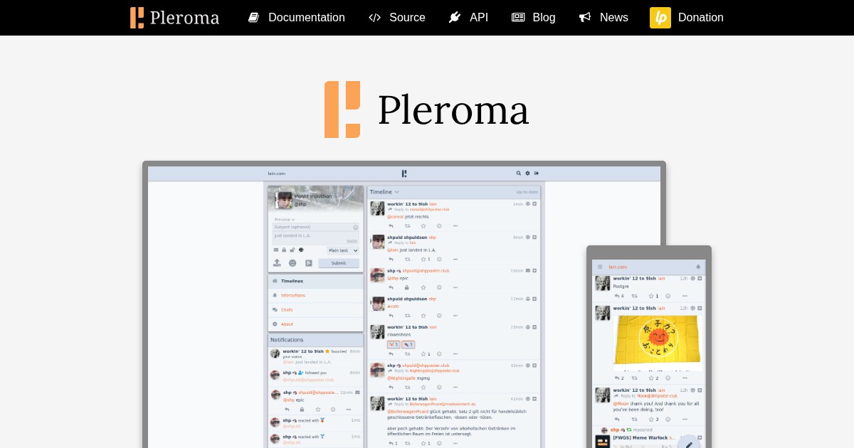 Pleroma: Microblogging server that can federate with other