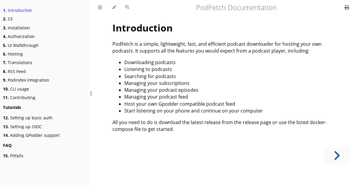 PodFetch: Self-Hosted Podcast Manager and Downloader