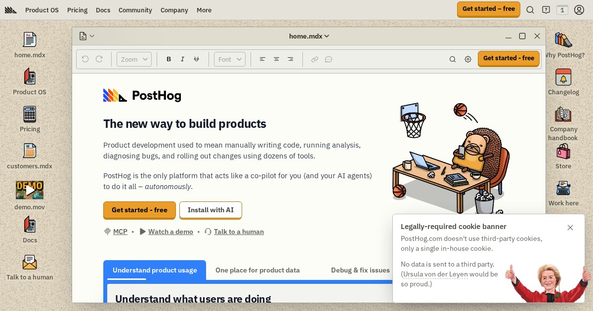 PostHog: Open-source product analytics, session recording, feature flagging, and A/B testing
