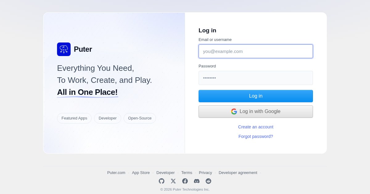Puter: Advanced open-source desktop environment in the browser