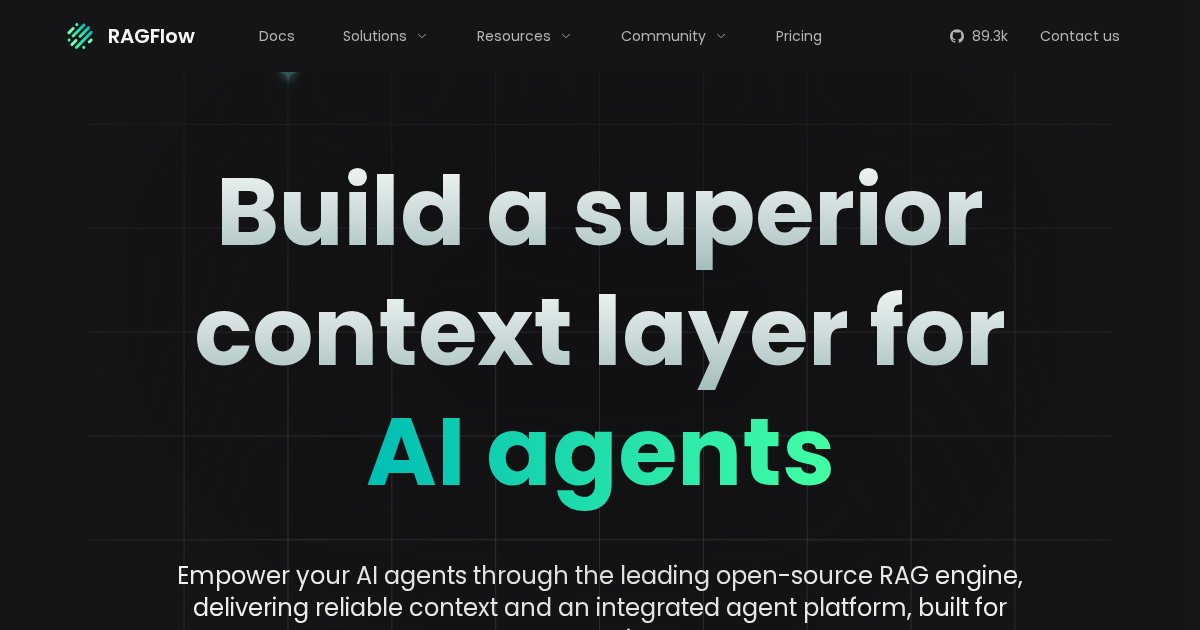 RAGFlow: Retrieval Built Around Document Understanding