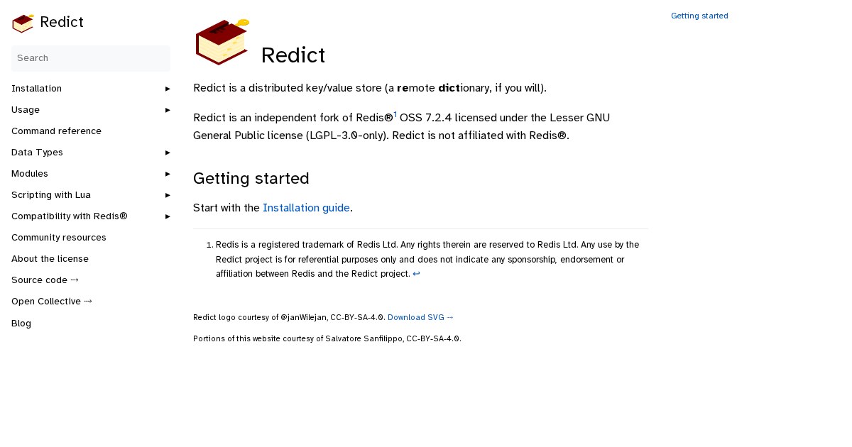 Redict: Distributed key/value store and independent fork