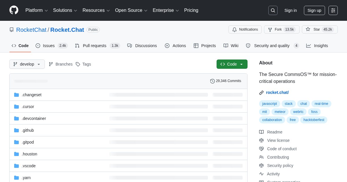 Rocket.Chat: Fully customizable communications platform with high standards of data protection