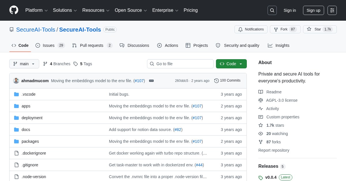 SecureAI Tools: Private and secure AI tools for everyone's