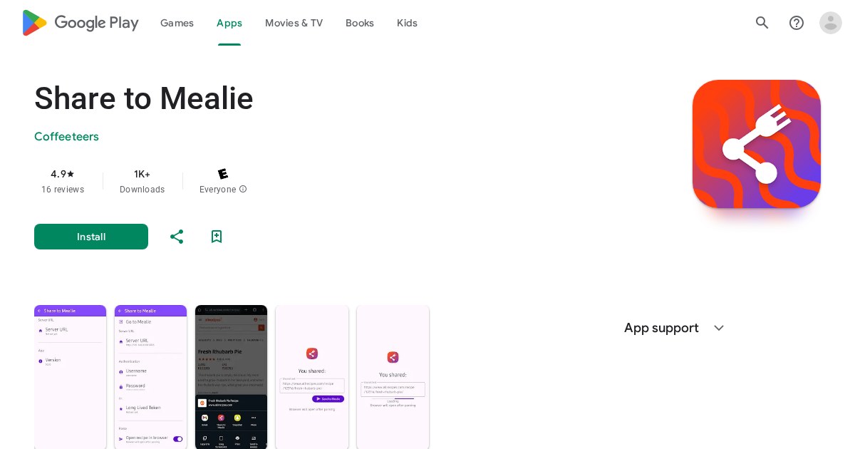 Share to Mealie: Share recipes to your self-hosted Mealie instance