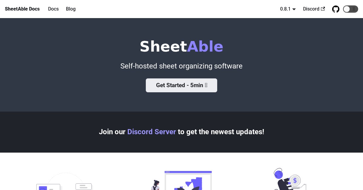 SheetAble: Self-hosted music sheet organizing software