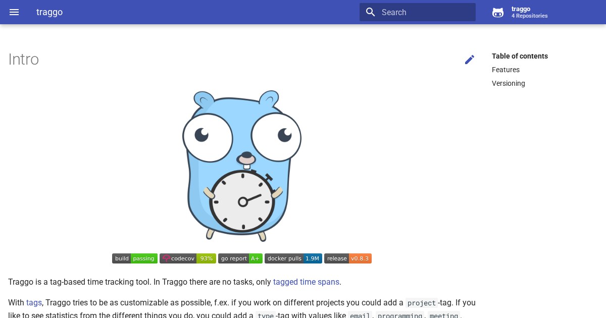 Traggo: Self-hosted, tag-based time tracking