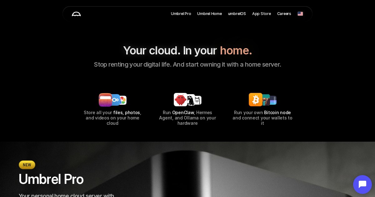 umbrelOS: Beautiful home server OS for self-hosting with an app store