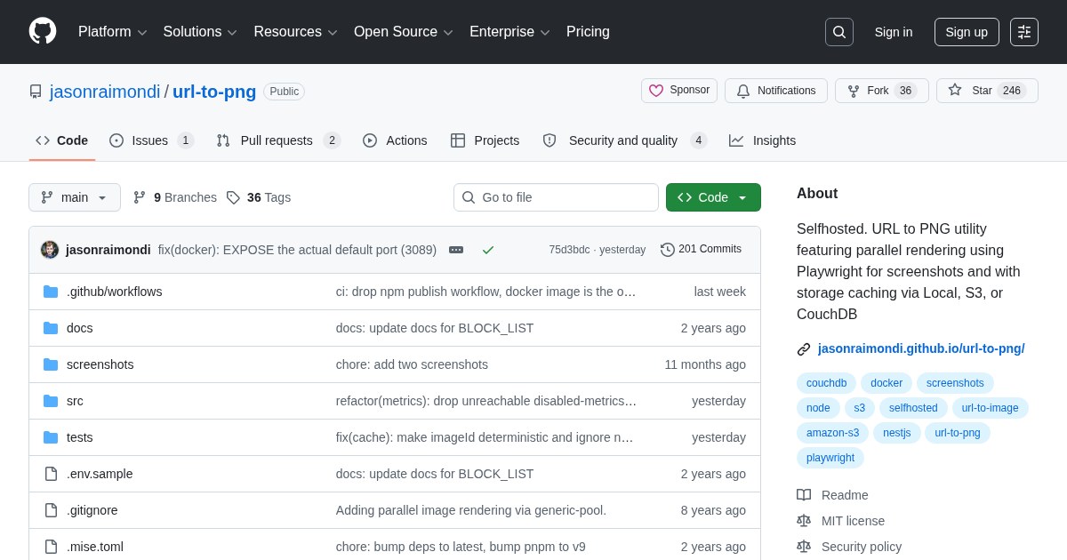 URL-to-PNG: URL to PNG utility featuring parallel rendering