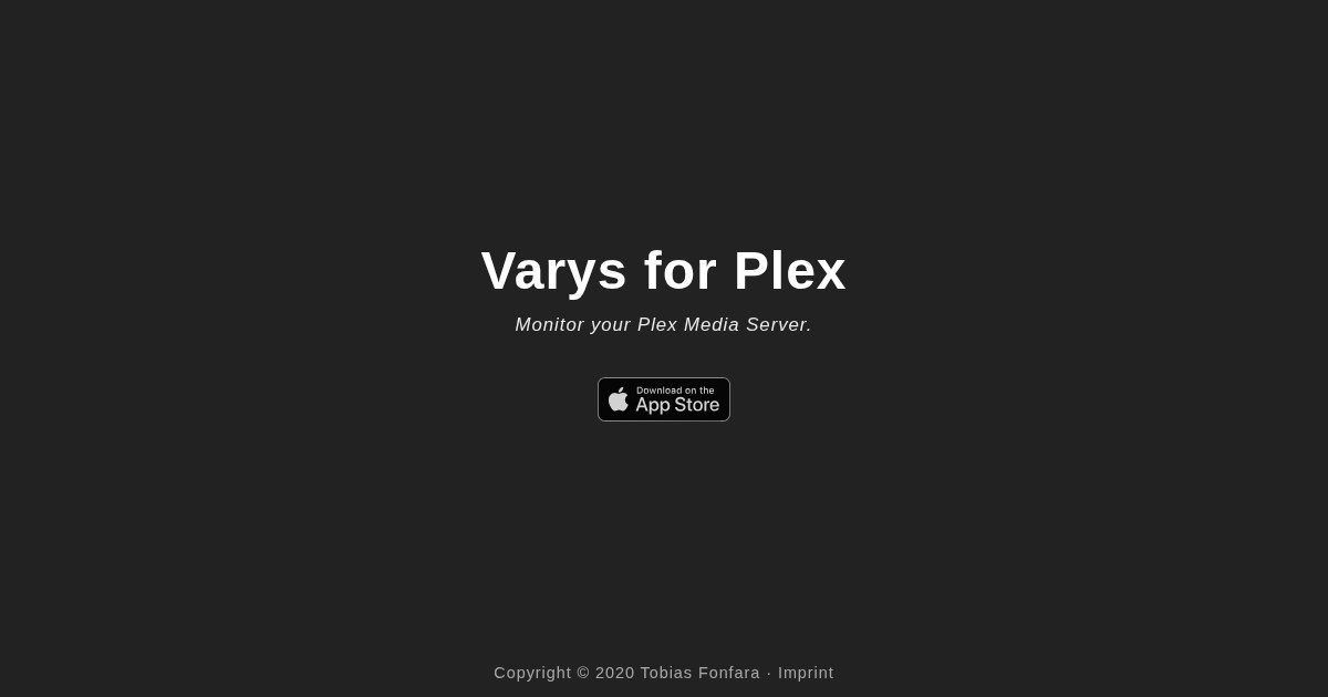 Varys for Plex: Plex Server Monitoring on iOS