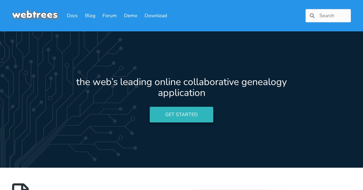 webtrees: Online collaborative genealogy application