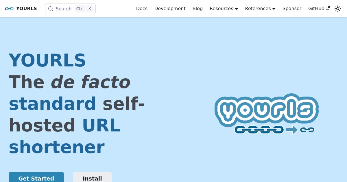 YOURLS: Your Own URL Shortener